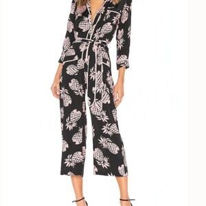 Le Superbe Beatnik Pineapple Print Jumpsuit